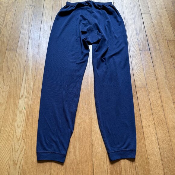 Patagonia Size M Blue Capilene Pull On Midweight Bottoms Baselayer Pants - Picture 9 of 13